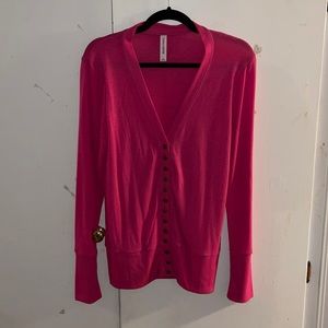 NWOT - hot pink cardigan